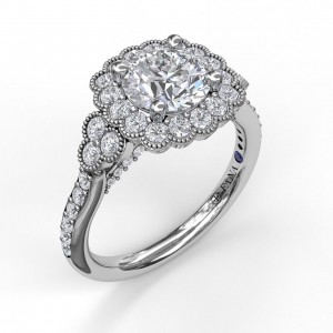 Infinity Solitaire Engagement Ring