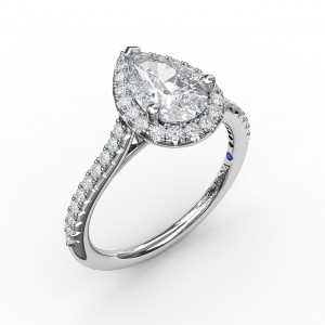 Pear Engagement Ring Setting