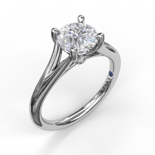 Round Engagement Ring Setting