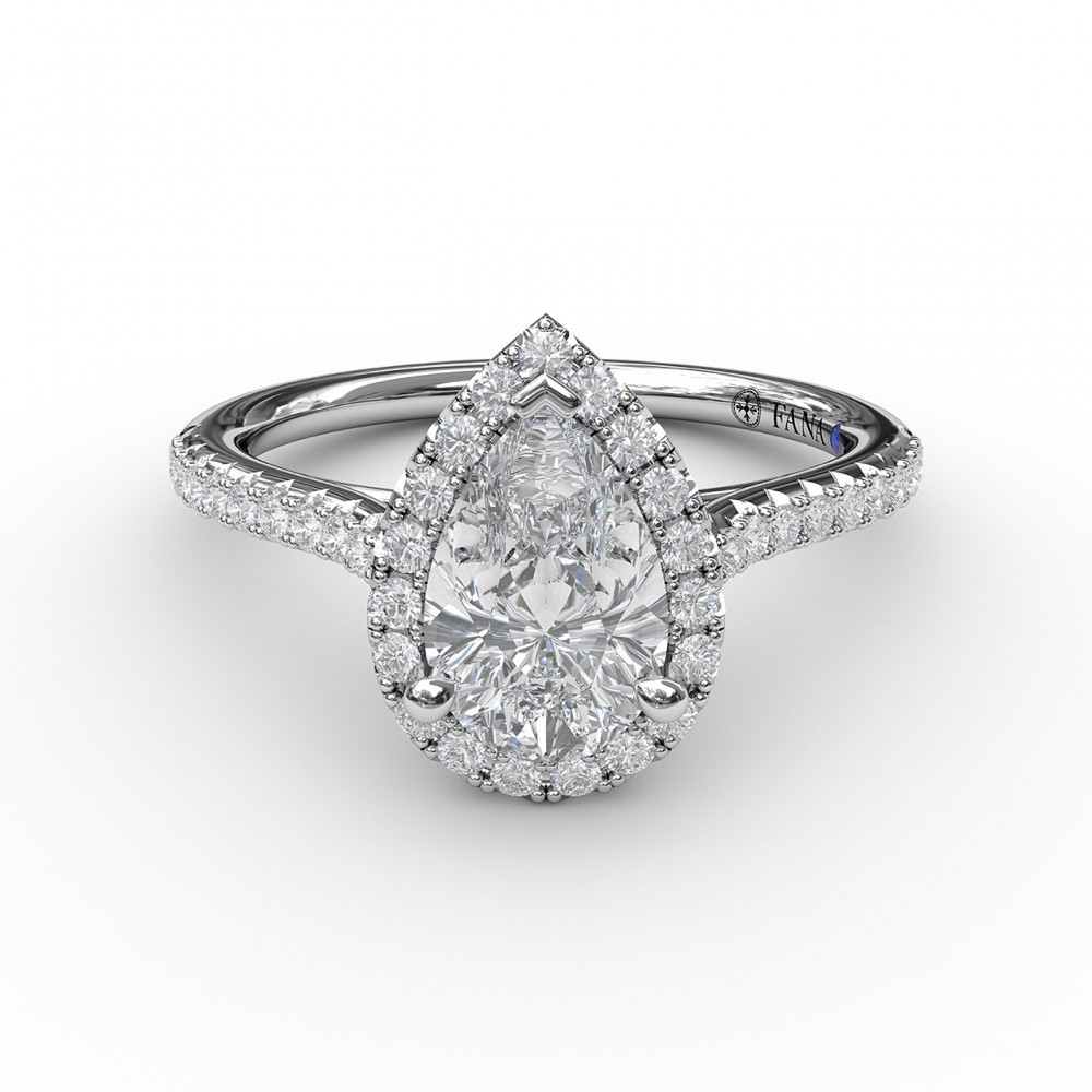 Pear Engagement Ring Setting