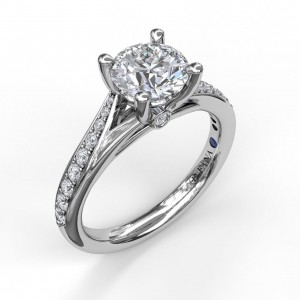 Designer Split Band Engagement Ring